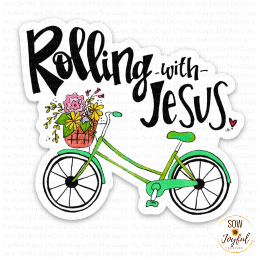 Rolling with Jesus, Vinyl Sticker