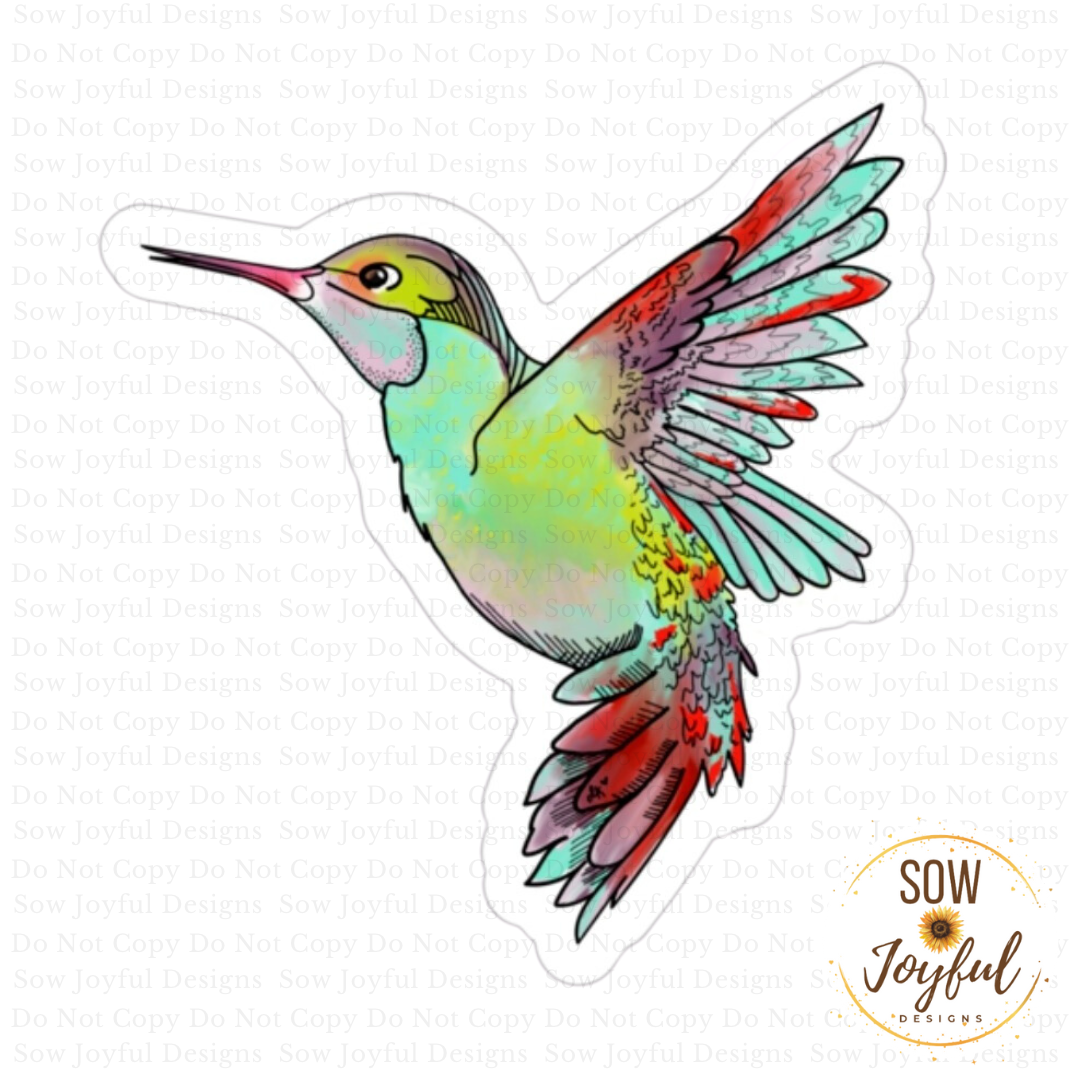 Hummingbird, Vinyl Sticker