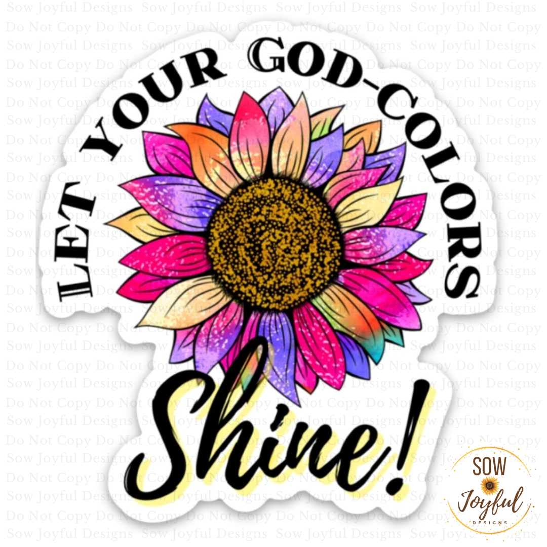 Shine, Vinyl Sticker