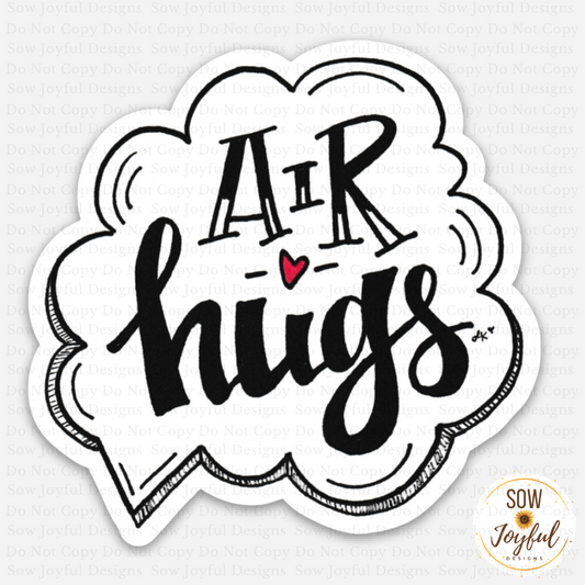 Air Hugs, Vinyl Sticker