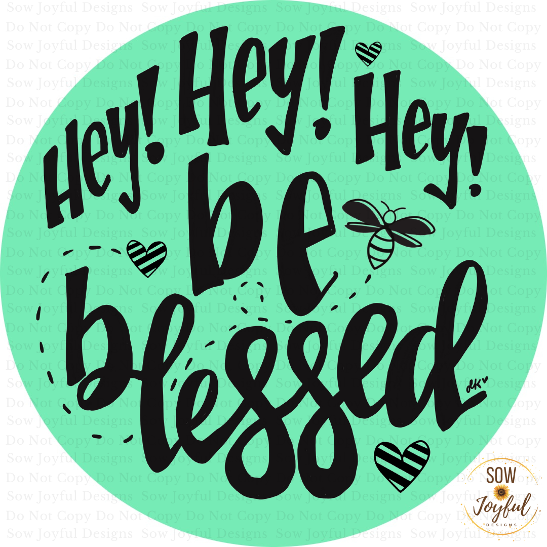 Be Blessed • Thermal Printed Stickers 2”, Set of 50