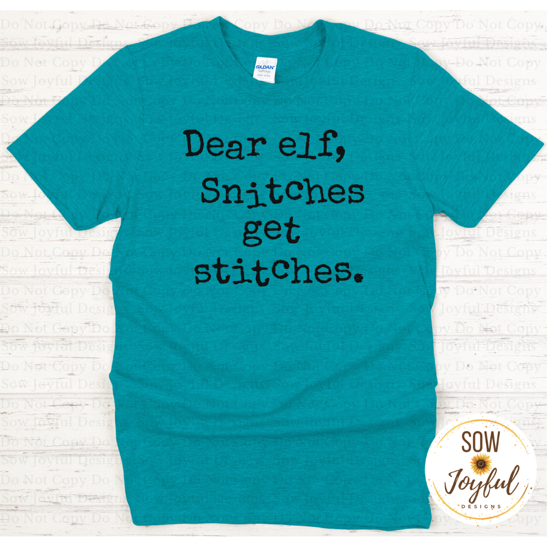 Elf Snitches •Completed Tee•