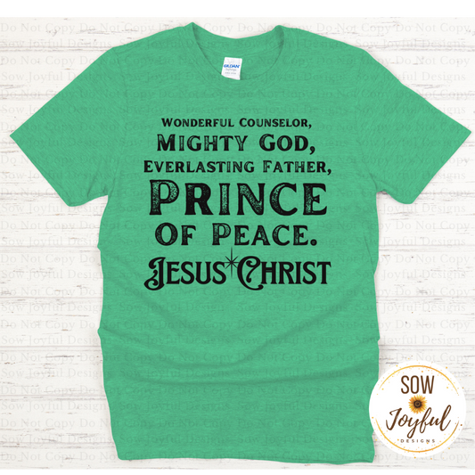 Prince of Peace •Completed Tee•