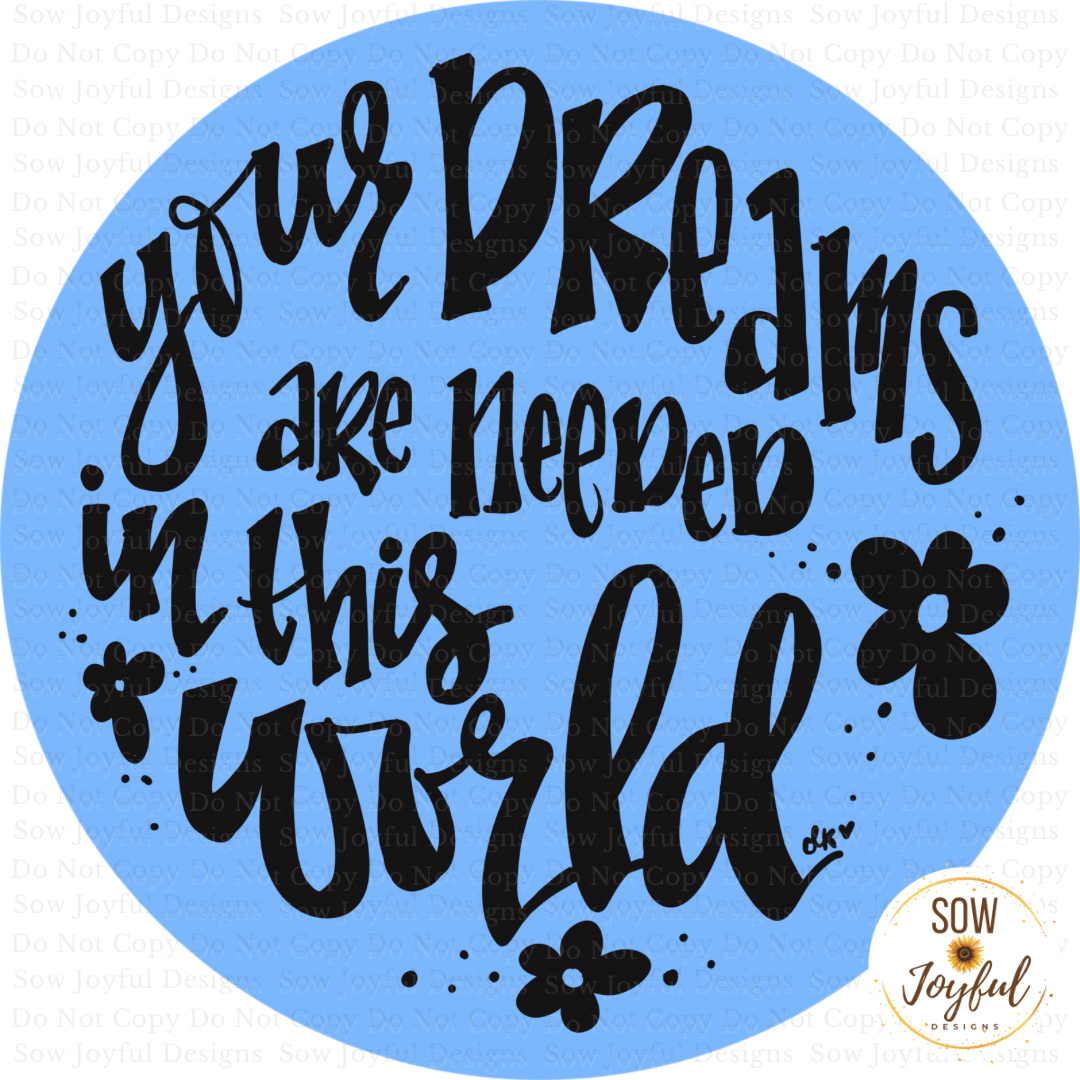 Dreams • Thermal Printed Stickers 2”, Set of 50