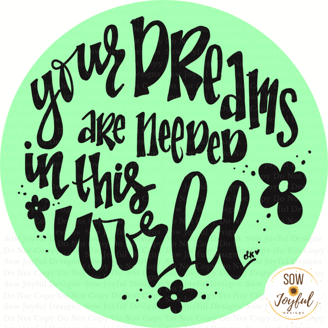 Dreams • Thermal Printed Stickers 2”, Set of 50